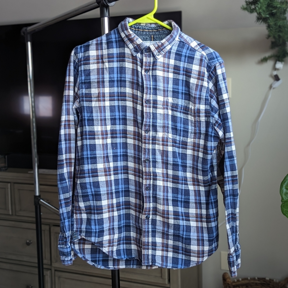 Denim & Flower flannel